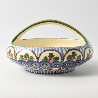 Art Nouveau Hand-Painted Bowl from Annaburg, 1900s-IXK-1800963