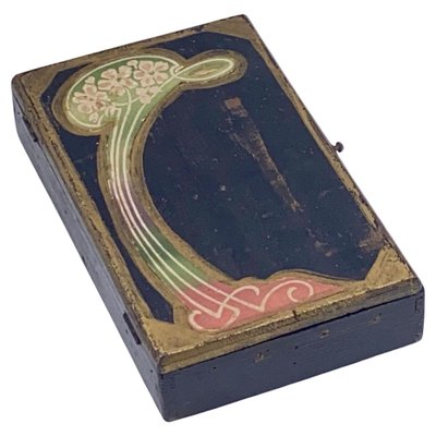 Art Nouveau Hand Painted Box, France, 1920s-UR-1315556