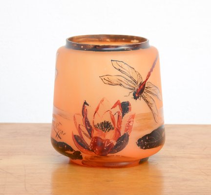 Art Nouveau Hand-Painted Vase by Victor Winner-VT-640020