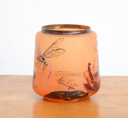 Art Nouveau Hand-Painted Vase by Victor Winner-VT-640020