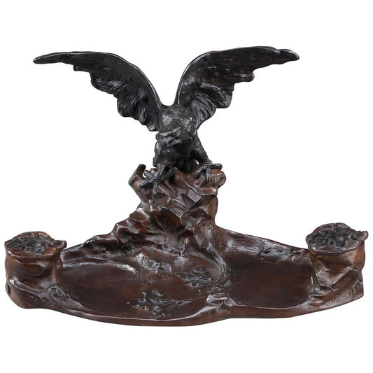 Art Nouveau Inkwell by Albert Marete, France