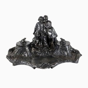 Art Nouveau Inkwell in Pewter, 1900-RVK-1166239