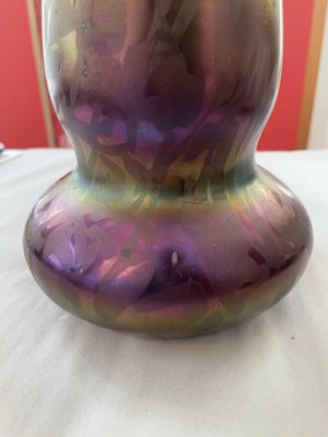 Art Nouveau Iridescent Glass Vase from Poschinger, 1910s-SEI-1166438