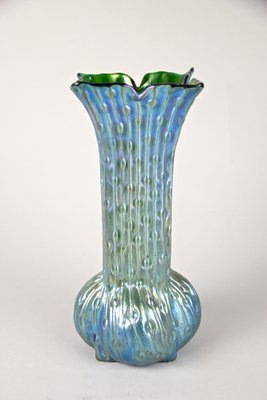 Art Nouveau Iriscident Glass Vase from Loetz Witwe, Bohemia, 1900s-TQA-1321915