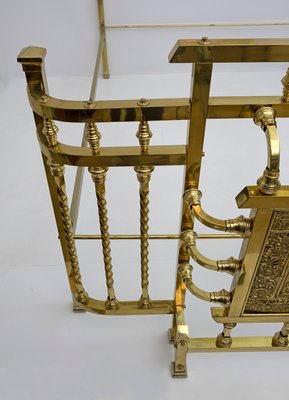 Art Nouveau Italian Double Bed Brass, 1900s-FER-1141842