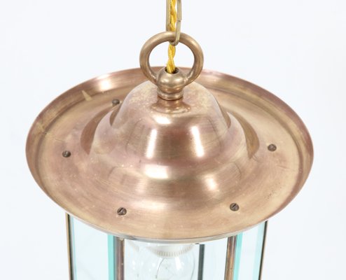 Art Nouveau Lantern in Brass with Glass, 1900s-MY-1229121