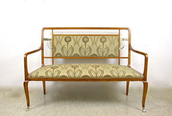 Art Nouveau Living Room Set, Austria, 1910s, Set of 4-TQA-1322284