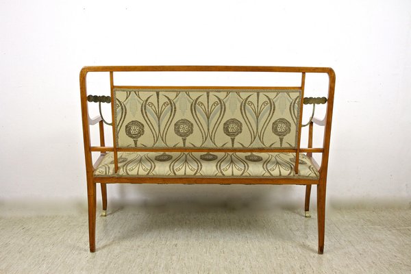 Art Nouveau Living Room Set, Austria, 1910s, Set of 4-TQA-1322284