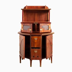 Art Nouveau Mahogany Cabinet from August Ungethüm, 1905-ABO-1438849