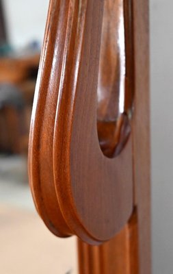 Art Nouveau Mahogany Console Mirror, 1900s-RVK-1398111