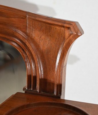 Art Nouveau Mahogany Console Mirror, 1900s-RVK-1398111