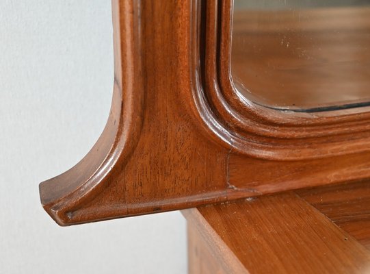 Art Nouveau Mahogany Console Mirror, 1900s-RVK-1398111