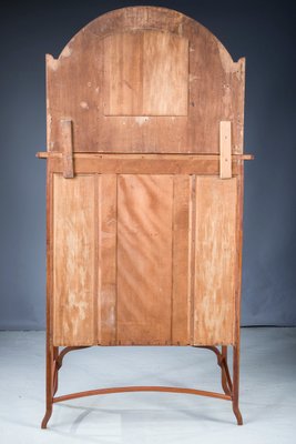 Art Nouveau Mahogany Display Cabinet-ZZH-1335479