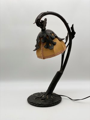 Art Nouveau Metal Table Lamp, Italy, 1900s-PYA-1160945