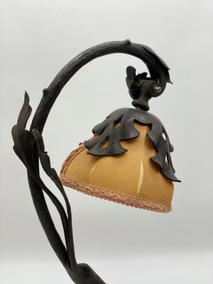 Art Nouveau Metal Table Lamp, Italy, 1900s-PYA-1160945