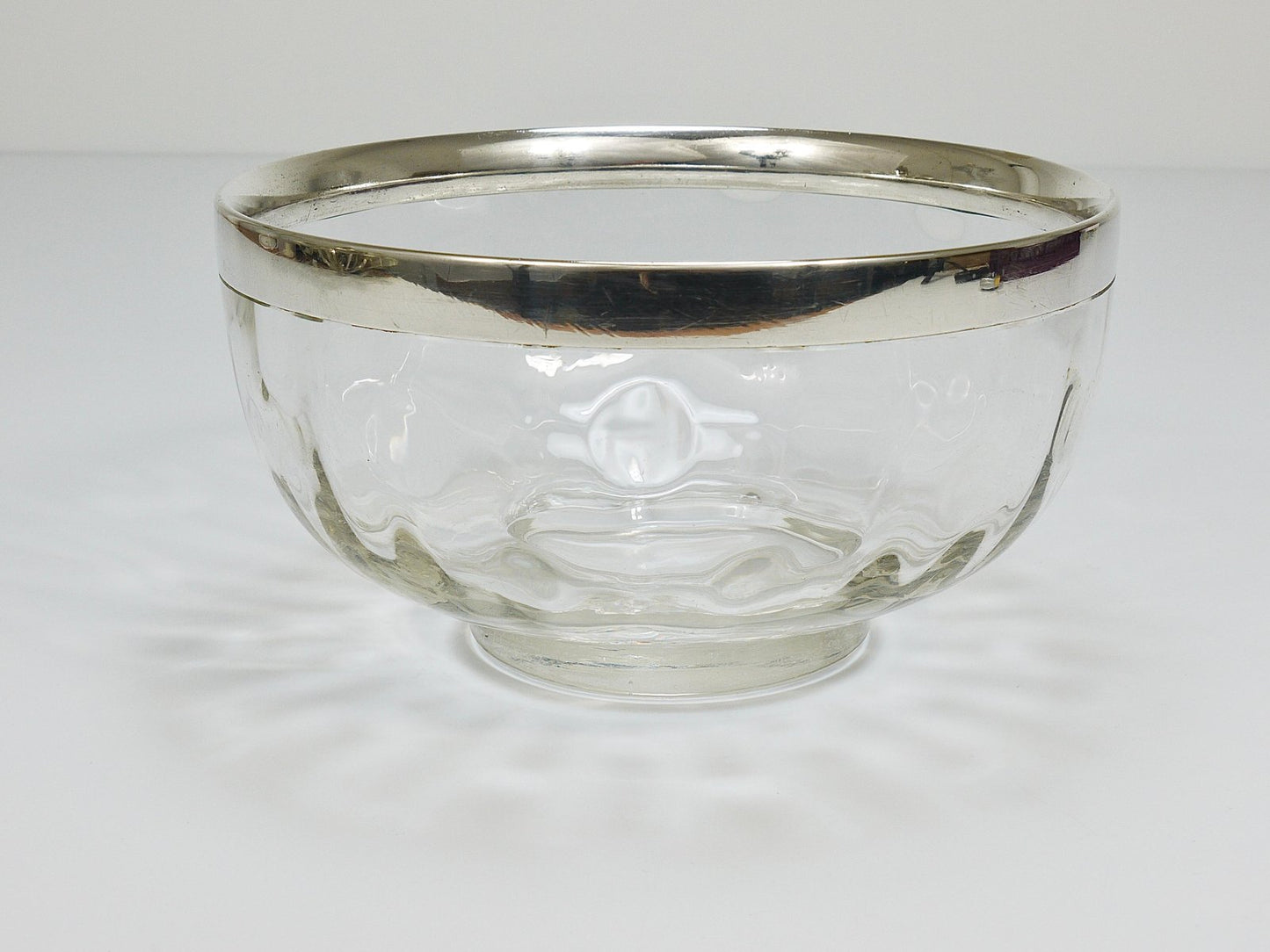 Art Nouveau Meteor Bowl with Silver Rim from Bakalowits & Söhne, 1900s