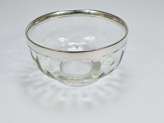 Art Nouveau Meteor Bowl with Silver Rim from Bakalowits & Söhne, 1900s-MWV-1760031