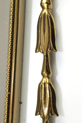 Art Nouveau Mirror with Brass Frame, 1910s-ZWH-1057100