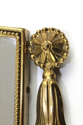 Art Nouveau Mirror with Brass Frame, 1910s-ZWH-1057100