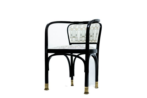 Art Nouveau Model 715F Armchair by Gustav Siegel for Kohn, 1900s-KGI-1275997