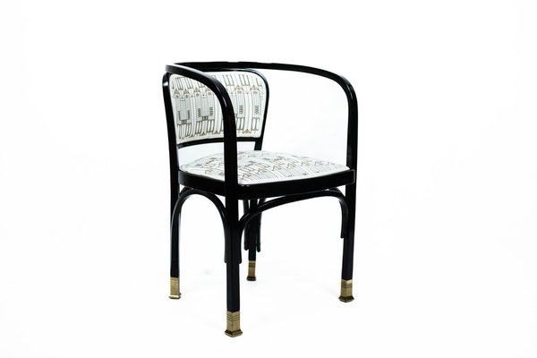 Art Nouveau Model 715F Armchair by Gustav Siegel for Kohn, 1900s-KGI-1275997