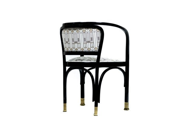 Art Nouveau Model 715F Armchair by Gustav Siegel for Kohn, 1900s-KGI-1275997