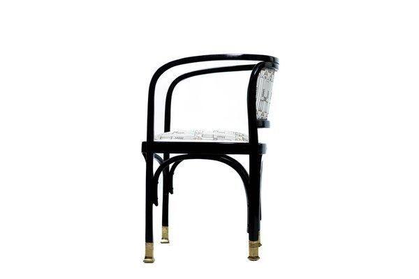 Art Nouveau Model 715F Armchair by Gustav Siegel for Kohn, 1900s-KGI-1275997