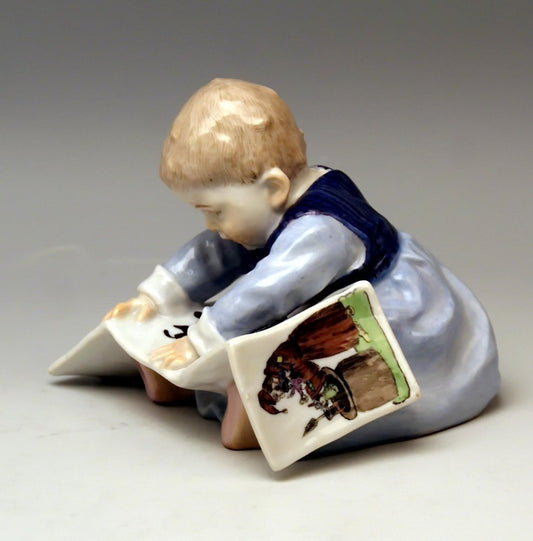 Art Nouveau Model U 149 Child Figurine from Meissen, 1890s