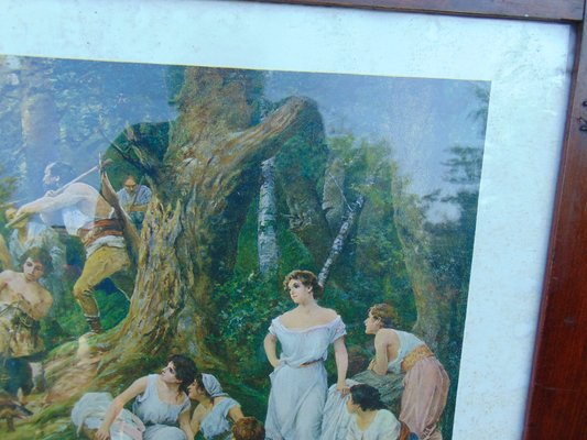 Art Nouveau Mythological Oil Painting by Oldrich A. Bożena-CAQ-727628