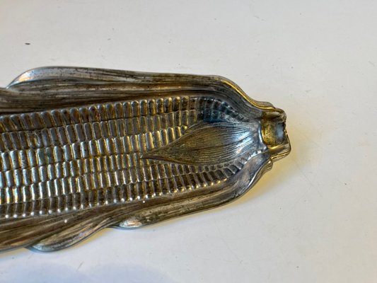 Art Nouveau Nickel-Plated Dish, 1920s-LCR-1087200