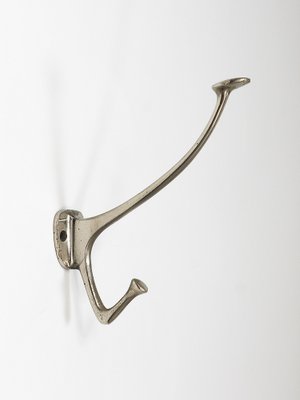 Art Nouveau Nickel Wall Hooks from Adolf Loos, Vienna, 1916, Set of 2-MWV-1813272