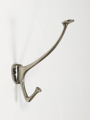 Art Nouveau Nickel Wall Hooks from Adolf Loos, Vienna, 1916, Set of 2-MWV-1813272