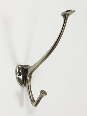 Art Nouveau Nickel Wall Hooks from Adolf Loos, Vienna, 1916, Set of 2-MWV-1813272