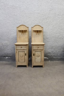 Art Nouveau Nightstands, 1920s, Set of 2-KWR-1797183