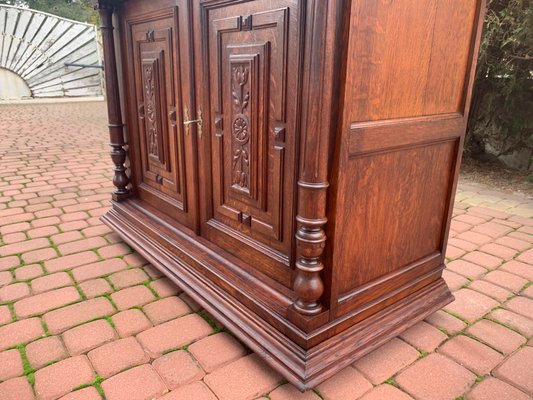 Art Nouveau Oak Chest of Drawers, 1920s-WQQ-2027202