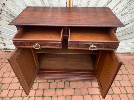 Art Nouveau Oak Chest of Drawers, 1920s-WQQ-2027202