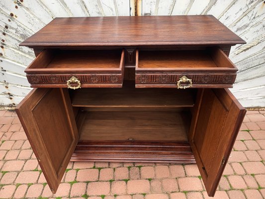 Art Nouveau Oak Chest of Drawers, 1920s-WQQ-2027202