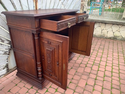 Art Nouveau Oak Chest of Drawers, 1920s-WQQ-2027202