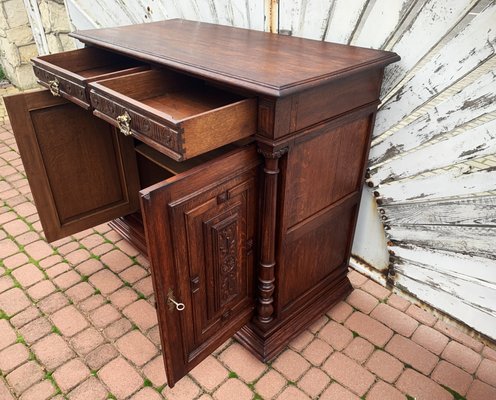 Art Nouveau Oak Chest of Drawers, 1920s-WQQ-2027202