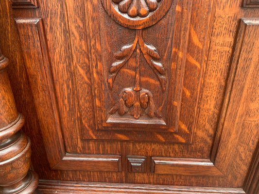 Art Nouveau Oak Chest of Drawers, 1920s-WQQ-2027202