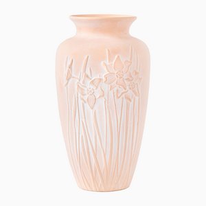 Art Nouveau Peach Ceramic Vase-FSD-1121809