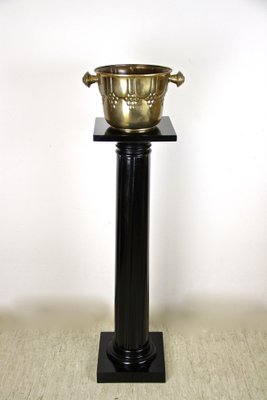 Art Nouveau Pedestal in Ebonized Beechwood, Austria, 1900s-TQA-1321911