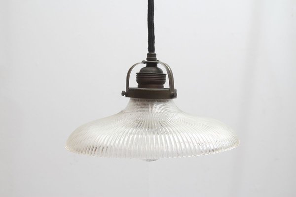 Art Nouveau Pendant Lamp from Holophane, 1920s-PF-932067