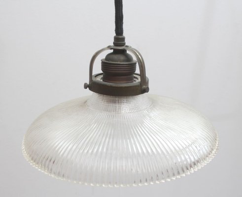 Art Nouveau Pendant Lamp from Holophane, 1920s-PF-932067