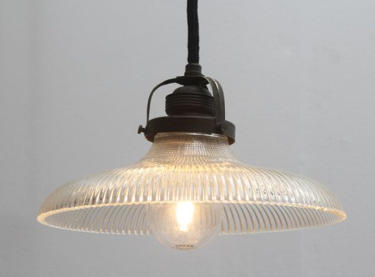 Art Nouveau Pendant Lamp from Holophane, 1920s-PF-932067