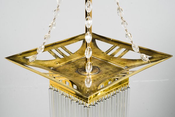 Art Nouveau Pendant Lamp, Vienna, 1910s-SPD-930806