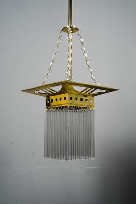 Art Nouveau Pendant Lamp, Vienna, 1910s-SPD-930806