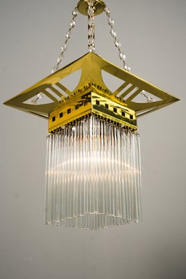 Art Nouveau Pendant Lamp, Vienna, 1910s-SPD-930806