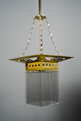 Art Nouveau Pendant Lamp, Vienna, 1910s-SPD-930806