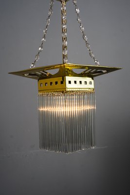 Art Nouveau Pendant Lamp, Vienna, 1910s-SPD-930806